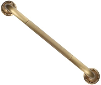 DECORNIJIA Durable Copper Elderly Bathtub Grab Bar for Bathroom Safety Non Skid Shower Handle Stable Wall Mounted Support for Seniors and Disabled Easy Installation for Home Use