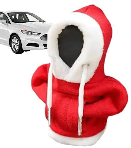Tanxier Gear Shift Hoodie - Copricambio Natalizio per Auto - Interni Auto per Viaggi Stradali e Pendolarismo