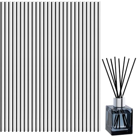 GYTFOG 100PCS Reed Diffuser Sticks, Large Black Reed Diffuser, 30cm X 3mm Diffuser Sticks, Reeds For Diffusers, for SPA, Bedroom, Home, Office, Hotel Reed Diffuser Sticks