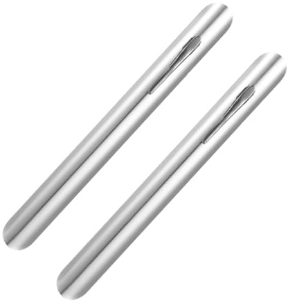 FRCOLOR 2 Piezas Raspador de Migas de Restaurante de Acero Inoxidable, Limpiador de Migas de Mesa Portátil Clip para Utensilios de Cocina, Herramienta para Limpieza en Hogar y Restaurante
