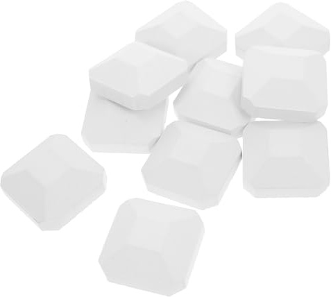 ARTIBETTER 10 Pièces Briquettes de Cordiérite de Remplacement pour Barbecue à Gaz Turbo, 2x2 Pouces, Simples à Nettoyer et Réduisent les Flambées pour Cuisson