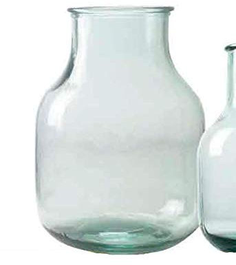 Garrafa Damajuana Boca Ancha 11,5L – Vidrio Reciclado, Grueso y Resistente – Apertura Amplia para Fácil Llenado – Ideal para Vino o Decoración