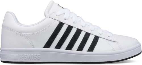K-Swiss Court Winston herr sneakers sportsko 06154-118-M vit/oliv, Vit Svart Svart, 43 EU