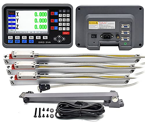 3 Achsen Digitalanzeige-kit 26 30 12 Digital Anzeige mit 3 Axis DRO Linear Maßstab 650mm+750mm+300mm für Mühle, Bohrmaschine, EDM (Effektiver Hub: 650mm+750mm+300mm)