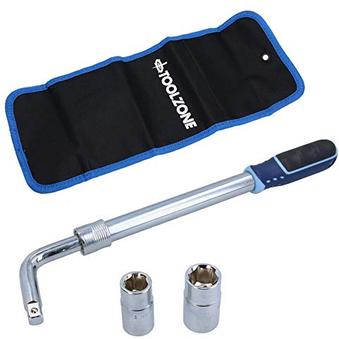 Kompletter ausziehbarer Radmutternschlüssel Power Bar Pannenset 1/2 Zoll Antrieb 17-23mm 4 Stück
