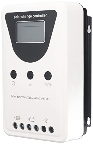 Garosa ContrôLeur de Chargeur Solaire MPPT, ContrôLeur de Solaire Automatique, Affichage LCD, ContrôLeur de de RéGulateur de Panneau Solaire (60A)