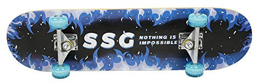 Skateboard für Anfänger, 79 x 20 x 13 cm, komplettes aus Holz, für Kinder, Jugendliche, Erwachsene, Maple, Skateboard, Roller, Anfänger, Kinder, Erwachsene, Jungen, Teenager, Mädchen