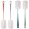 4 cepillos para botellas de esponja, cepillo de limpieza con mango largo, cepillo de espuma, cepillo de cocina para agua, botella de cerveza, copas de vino, tazas