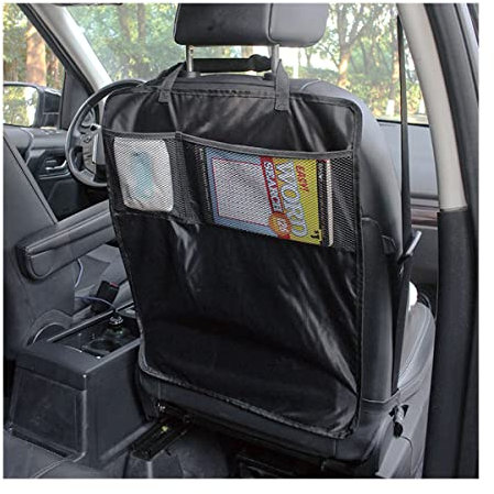 CGEAMDY Protector Respaldo de Auto Alfombrilla Organizadora Impermeable, Kick Mats para Bebés Protege Coche, Nergo Kick Mats Coche para Asientos Coche, Universal de Organizador Asiento Coches