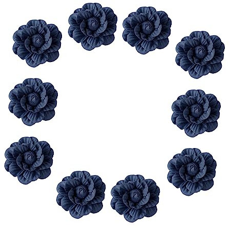 Cabilock 10st Kamelienblüten Aus Mikrofaser Haarschmuck Brosche Zubehör Kopfbedeckungen, Haaraccessoires Leder Applikationen Verzierungen Brosche Blumen Schuhzubehör