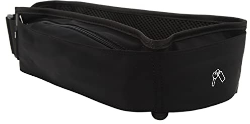 Sport-Laufgürtel, Jogging-Hüfttasche, Laufgürtel, Mehrere Unabhängige Taschen, Lauftasche, Lauf-Hüftgürtel, Lauf-Hüfttasche, Hüfttaschen (Black)