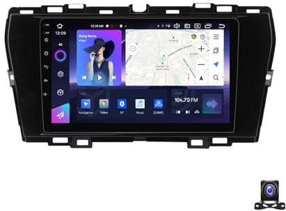 Android 13 Autoradio Bluetooth Radio Per SsangYong Tivoli 2019~2021 Con AHD Telecamera Posteriore, 2 DIN Car Stereo Con 9 Pollici Touchscreen Supporto 4G/DSP/Car-play/Auto,8 core nf5 4g+64g