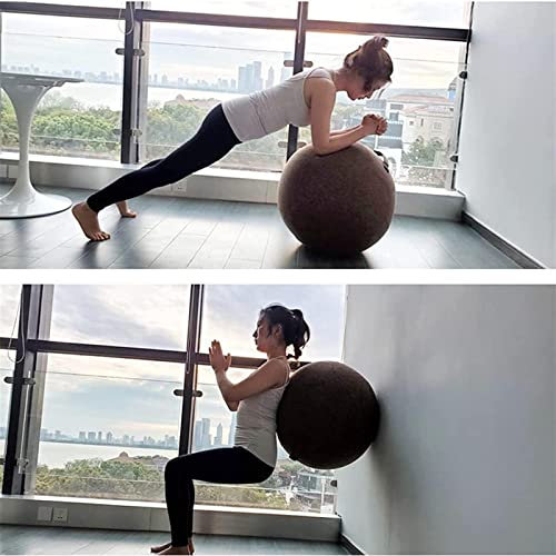 Yoga Ball Cover 55/65/75cm mit Griff - Gymnastikball Hülle für Übung, Balance, Gym - Sitzball Abdeckung für Training und Workout