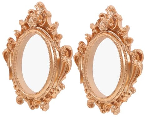 GALPADA 2stücke Retro Resinkunst Bilderrahmen Antike Ovalrahmen Für Wanddekoration Schmuckpräsentation Hochzeiten Und Für Zuhause Und