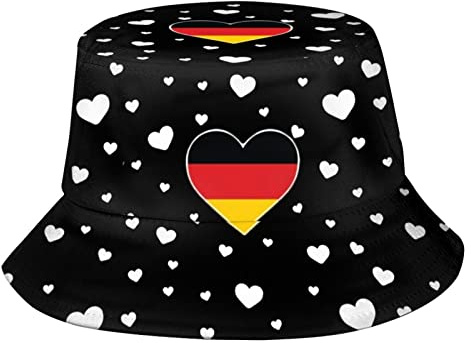 Adumbral Hut Deutschland Deutsche Flagge Wasserdicht Eimer Hut Unisex Mütze Für Strand Sommer Golf