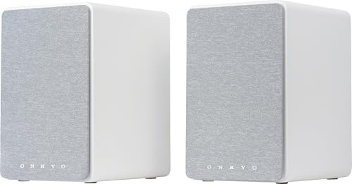 Onkyo Creator Series GX-30ARC Aktivlautsprecher, weiß– 4 Tieftöner, HDMI ARC, USB/C, Line/Phono, optische Anschlüsse, Bluetooth 5.3 Audio-Konnektivität