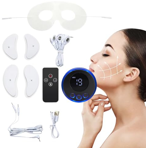 Generisk elektrisk ansiktsmassageenhet - EMS elektrisk lyftning ansiktsmassager för att bära den här lättanvända EMS-enheten passar i fickan och kan användas på dagar