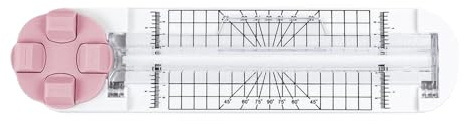 Coupe Papier - Massicot Multifonction 4 en 1 Robust,Découpe de Précision avec Règle Base Antidérapante Portable | Pour Cartonnage Scrapbooking Journal Loisirs Créatifs