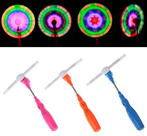 Kadagg Moulin à Vent à LED Portable avec lumière Clignotante et Jouet Musical pour Enfants et Filles
