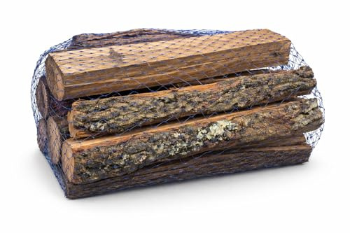 Legna da Ardere Naturale per Camino e Barbecue 15% di umidità 10 kg– Legno Secco ad Alta Resa – Combustione Pulita e Duratura – Ideale per Camino, Stufa, Forno a Legna e BBQ,Pezzi da 25/33 (1 Pacco)