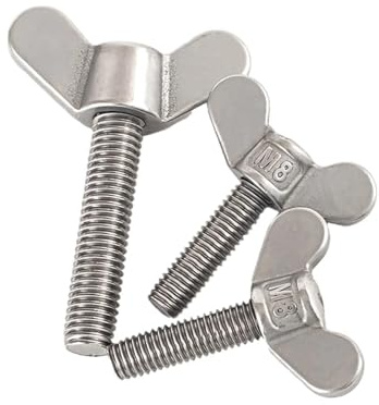 Viti a farfalla in acciaio inossidabile, Bullone a vite a farfalla in acciaio inossidabile 304 M6 M8 M10 M12 M14 for fissaggio a macchina(1pcs M8X70)