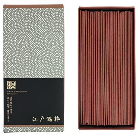 NIPPON KODO | Edonisiki Iki Weihrauch, natürlicher japanischer Duft von Vanille und Zimt, ca. 180 Stück