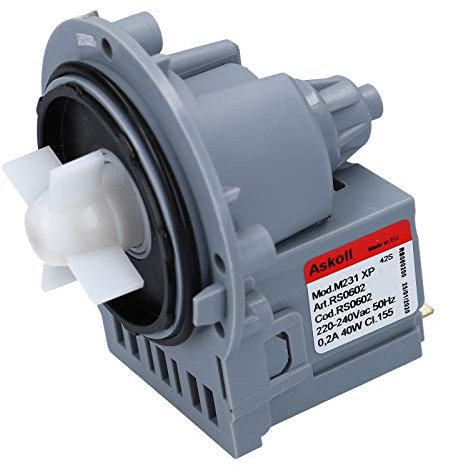 LUTH Premium Profi Parts Motor de bomba de drenaje universal para lavadora compatible con Indesit C00144997 Askoll