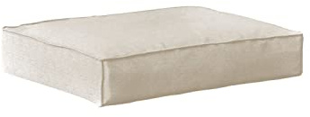 chilly pilley Palettenkissen Sitzkissen Gartenkissen Palettenpolster Palettenauflage Sitz Sofaskissen Garten Kissen Abnehmbar Waschbar Keder Naht (70x80x10, Creme)