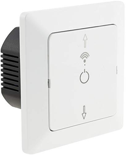 MILOS Jalousie Rollladen Wifi Steuerung Unterputz Taster Schaltung 250V Alexa/Google Home motorische Taster-Schaltung für Rollladen Markise Sonnenschutz Matt Weiß