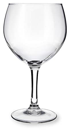 Arcoroc Set de 6 copas de combinado Party de vidrio 62 cl | Transparente, Vidrio, formato alto, acabado brillo, 62 cl, 6 piezas, apto para frigorífico, fácil de limpiar