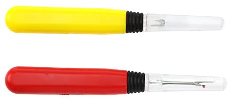 VGOL 2 STK. Beleuchteter Nadeleinfädler mit Nahttrenner Nahttrenner Werkzeuge mit Licht ohne Batterien Beleuchten Nähwerkzeuge für Handstickerei und DIY-Nähen