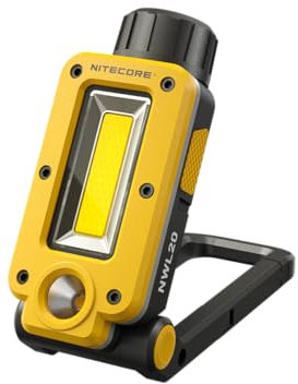 Nitecore NWL20 - Arbeitsleuchte, 600 Lumen, Spotlicht, Flutlicht, Rotlicht, magnetsicher Fuß