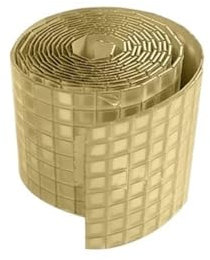 Mosaikfliesen Selbstklebende echte Glas-Handwerks-Mini-Quadratspiegel-Mosaik-Fliesen-Aufkleber for Badezimmer-DIY-handgemachte Fertigkeit-Inneneinrichtungs-Herstellung Glasfliesen(Color:Gold,Größe:4CM