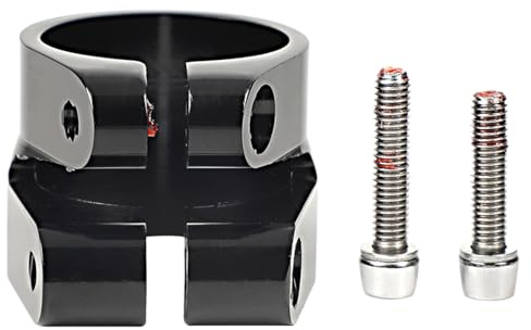 Quick Release Seat Post Clamp, Bicycle Seat Clamp | Aluminium Alloy Quick Release Seat Clamp Bicycles Double Layer Clamp - High Strength Bicycle Seat Clamp, Seat Tube Clip for Carbon Chamfer