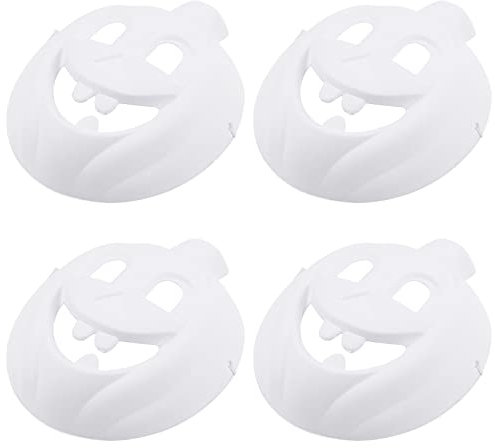 WESIEVYA 4stücke Graffiti Papiermasken Für Mädchen Unbemalte Halloween Masken Für Kreative Bastelprojekte Und Partys Für Schulaktivitäten Und