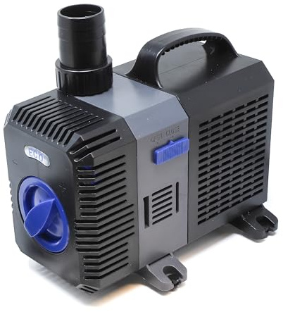 VIALIA Teichpumpe CTP 7000, 7000 L/h & 4,6m Förderhöhe bei nur 50W | Energiesparende Filterpumpe mit Trockenlaufschutz, Für Gartenteich Filter & Skimmer, Leise & Wartungsarm