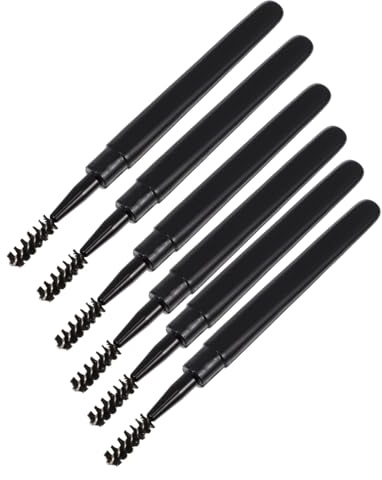 Veemoon 6pièces Lot de Brosses Applicateur Mascara Sourcils Outil Maquillage Cils Femmes