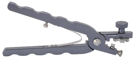 SUNGOOYUE Outil de Barre à Ressort de Montre, Pince à Bracelet de Montre en Alliage d'aluminium, Conception de Poignée à Ressort, Solution d'atelier Compacte, Système de Tête Interchangeable,