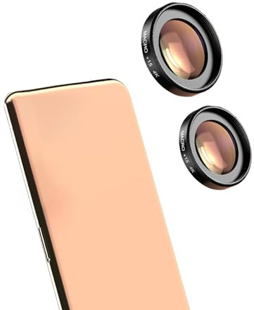 BUBEFSKD Conjunto De Fotografía General Profesional Diseño Lente Doble Zoom 15X 30X Marco Aluminio Fácil Instalación para Teléfonos Móviles Operativo Lente Teléfono Compatible