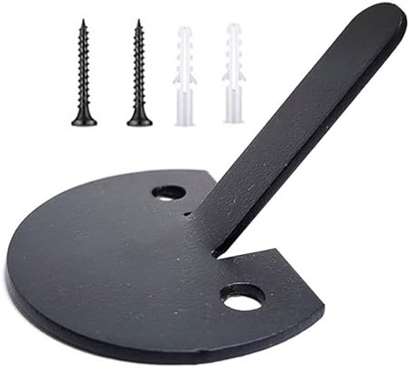 Gramigg Gancho de pared de calavera de instalación rápida, medio círculo, estilo europeo, colgador de metal con tornillos de anclaje para un montaje seguro, decoración del hogar, gancho de pared de