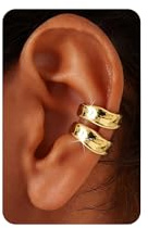 Kakonia Ear Cuff Orecchini Non piercing, Donna Chunky Earcuff Senza Buco alla a clip per Cartilagine Orecchini a clip per Ragazze Ipoallergenici Regalo di Gioielli-G-Irr