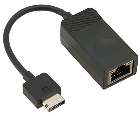 Ouitble ABS-Material RJ45 01YU026 Ethernet-Adapter Hochgeschwindigkeits-10/100-Mbit/s-Netzwerkadapter Plug-and-Play für Thinkpad X280 X390 Yoga T495s L13 Yoga