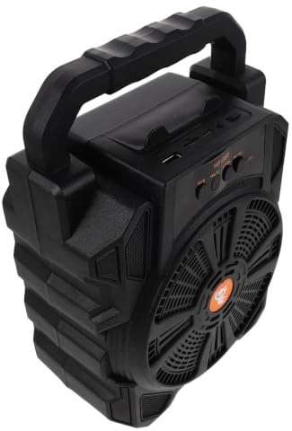 OSALADI Enceinte Portable de Karaoké Système Audio Portable Plastique Noir sans Fil Stéréo Haute Fidélité Longue Autonomie pour Camping et Activités en Plein Air Garçon et Filles