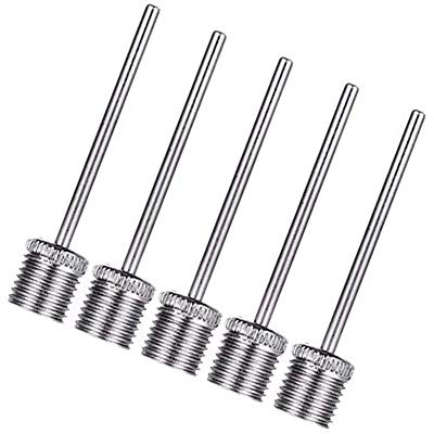 YARADECRO 5pcs Ball Pump Needles Sports Football Pin Inflating Valve Basketball Soccer Waterpolo Footpump Adapter(5 pieces)