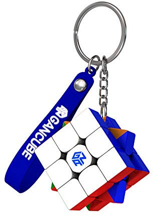 GAN 330 Mini Zauberwürfel Schlüsselanhänger 3x3, Cube Key Ring 30mm für Deine Schlüssel Oder als Stylischer Anhänger, Mini Speed Cube Schlüsselanhänger für Kinder und Erwachsene