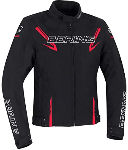 Bering Maceo Motorrad Textiljacke Schwarz/Rot XL