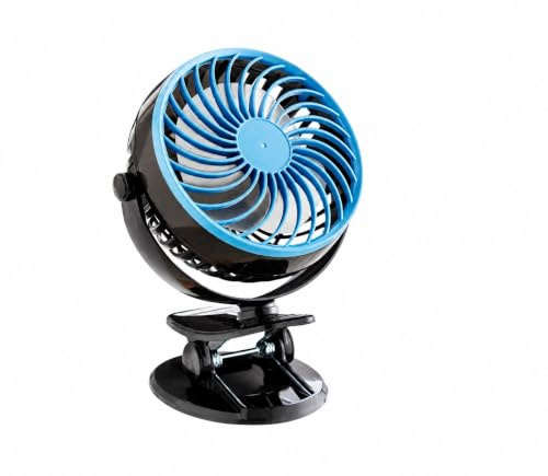 MySmartBuy 6 Inch Rechargeable Clip-On Fan for Desk, Car & Office