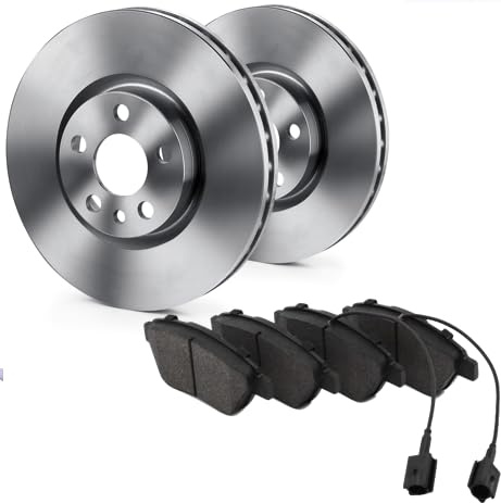 AOQ-COPPIA KIT DISCHI FRENO + PASTIGLIE ANT. COMPATIBILI CON FIAT 500 (312) 9.0 77kw, 1.3 D.Mtj 70 kw -DISCO ventilato diametro 257mm