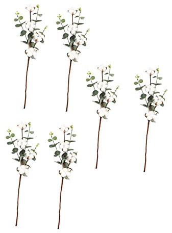 ABOOFAN 6 Stücke Künstliche Glyzinien Blumensträuße Große Gefälschte Pflanzen Dekorative Künstliche Blumen Für Home Shop Decor