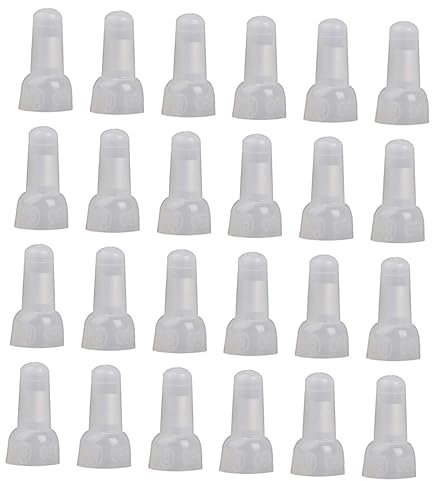 MUSISALY 1000pcs Closed End Crimp Terminal Nylon Wire Connectors Crimp Caps for Home Appliances Wire